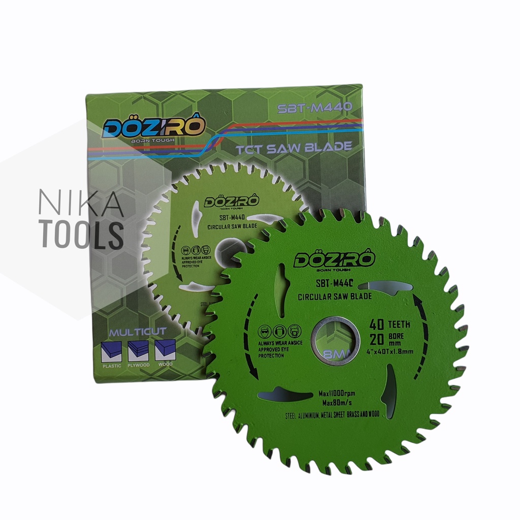 Mata Potong Kayu Circular Saw Blade 4&quot; 40 Teeth Doziro