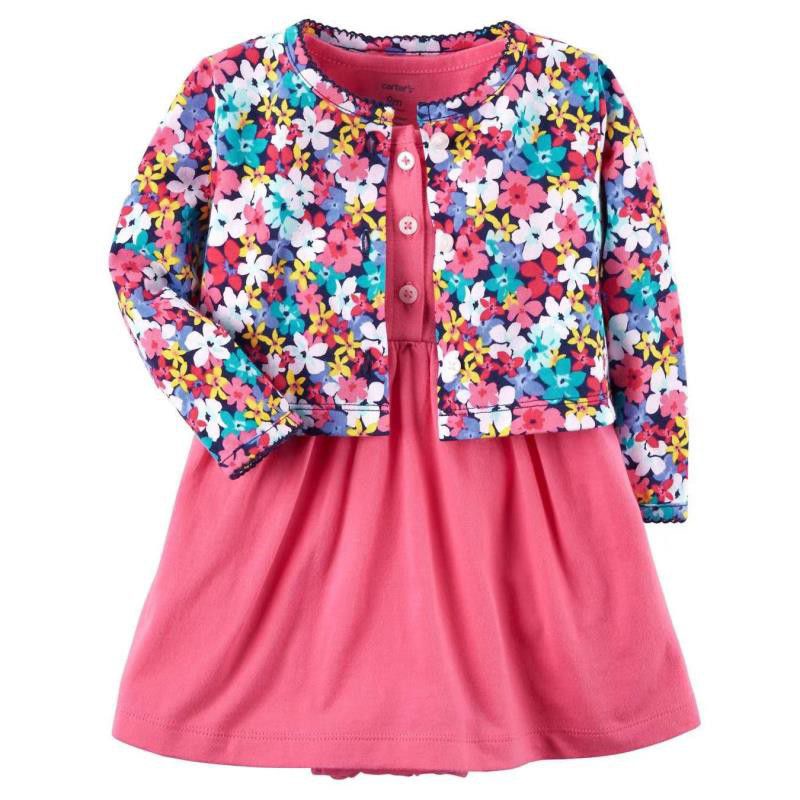 DRESS ROMPER CARDIGAN CARTER'S ANAK BAYI CEWEK C1037-16