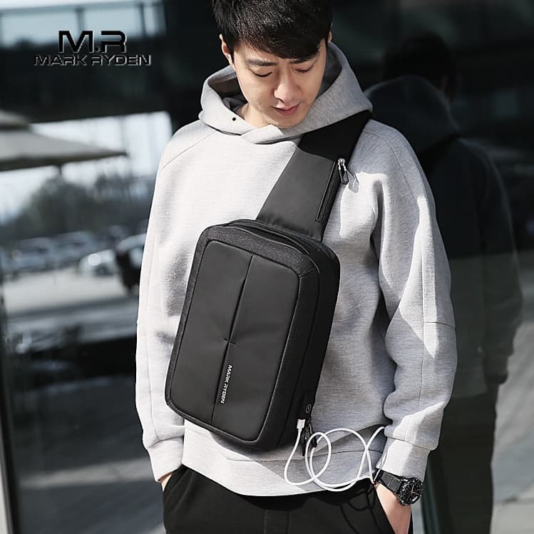 Tas Selempang MARK RYDEN MR7011 Original Sling Bag Pria Anti Maling