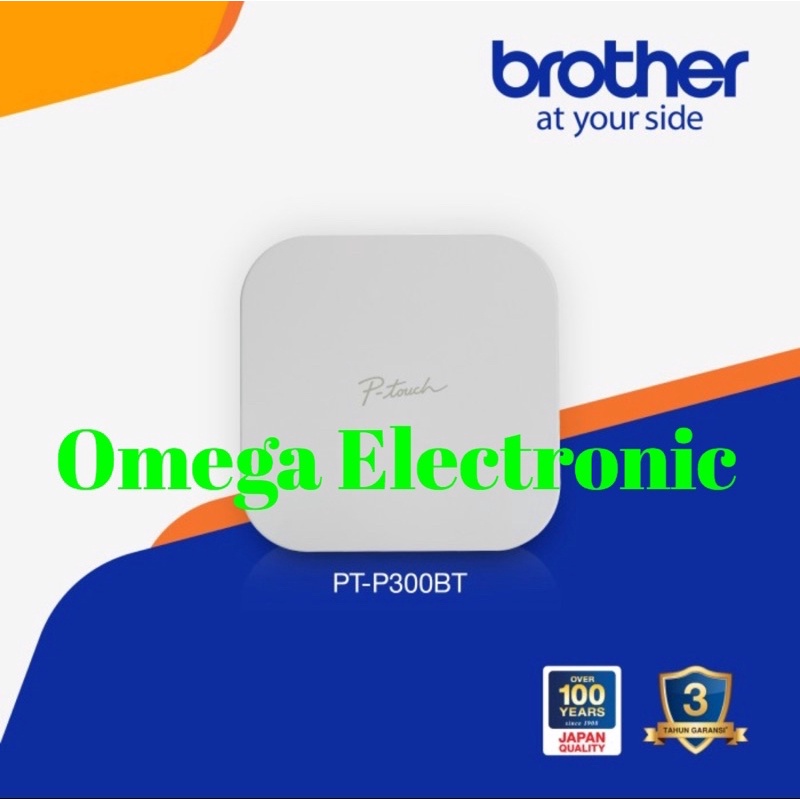 RESMI Brother Label Printer PT-P300BT P Touch Cube Alat Labelling