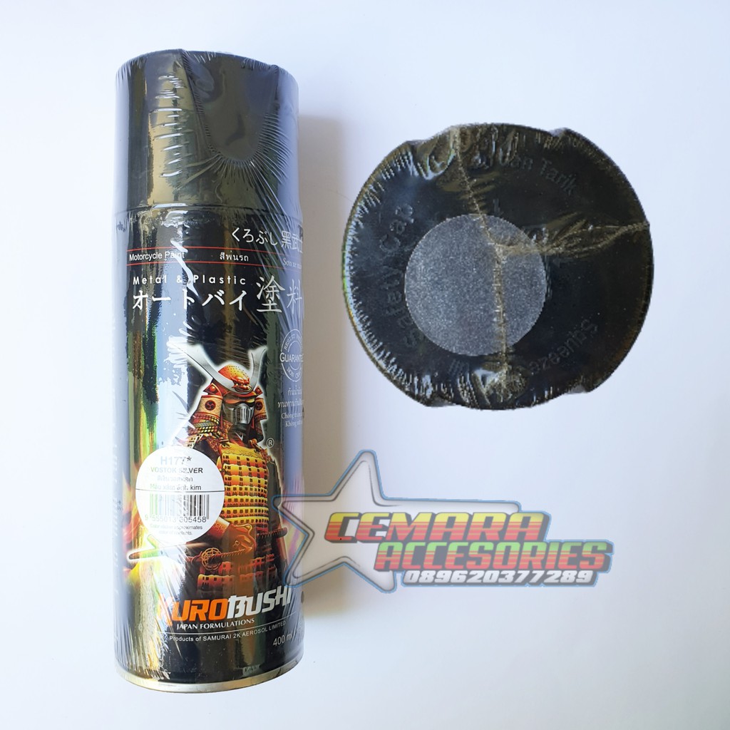

Pilox Samurai Paint Vostok Silver H177 Silver Metalik 400 ml - Cat Semprot
