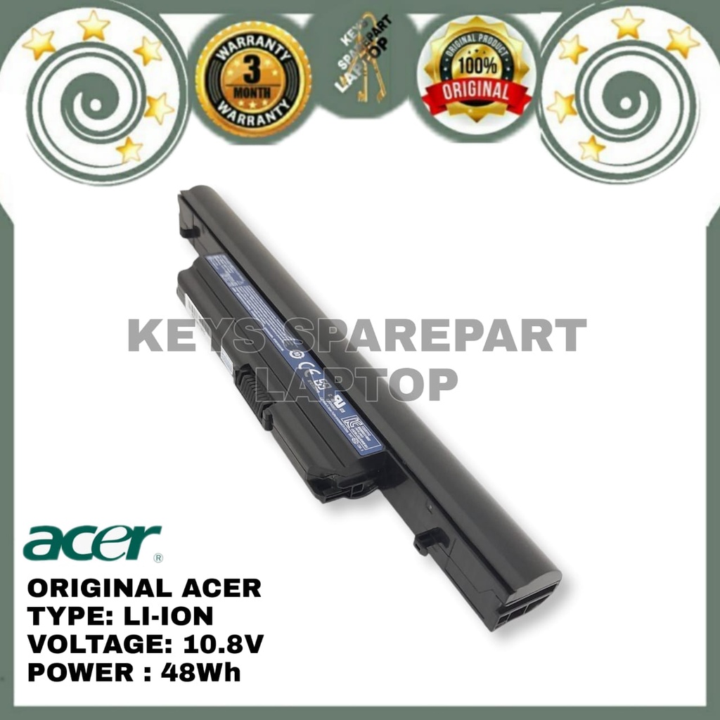 Original Baterai Battery Batre Laptop Acer 4820 3820T 4745G 5820T 3820 4820T 5820 5553 5745 5745G 7745 7745G 5553 5625 4625