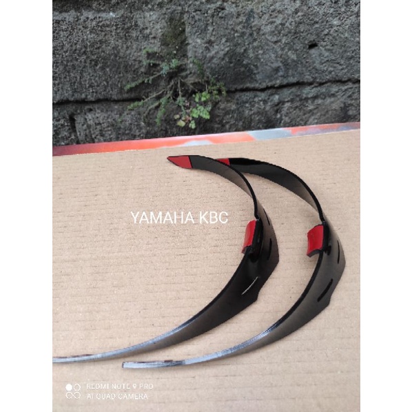 Spoiler Helm Yamaha Kbc Hitam Murah Kualitas Mewah plus 3m