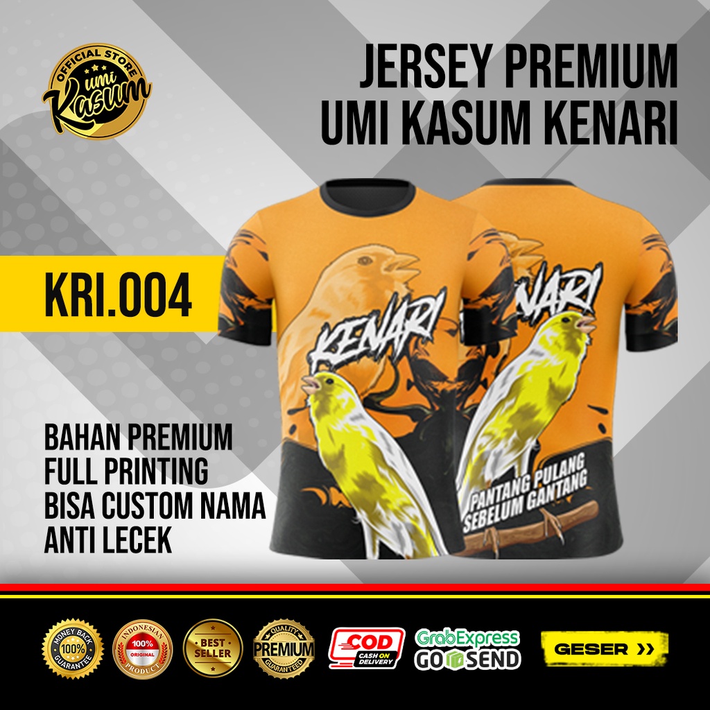 Terlaris Original Jersey Premium Burung Kenari Bisa Costum Logo Dan Nama Nyaman Di Pakai Cuaca Apa Saja Full Printing Jahitan Rapih Anti Lecek  Banyak Pilihan Motif GANTENG MAKSIMAL SETIAP GANTANG Merpati Kolong Dara Kacer Lover Bird Kicau Mania