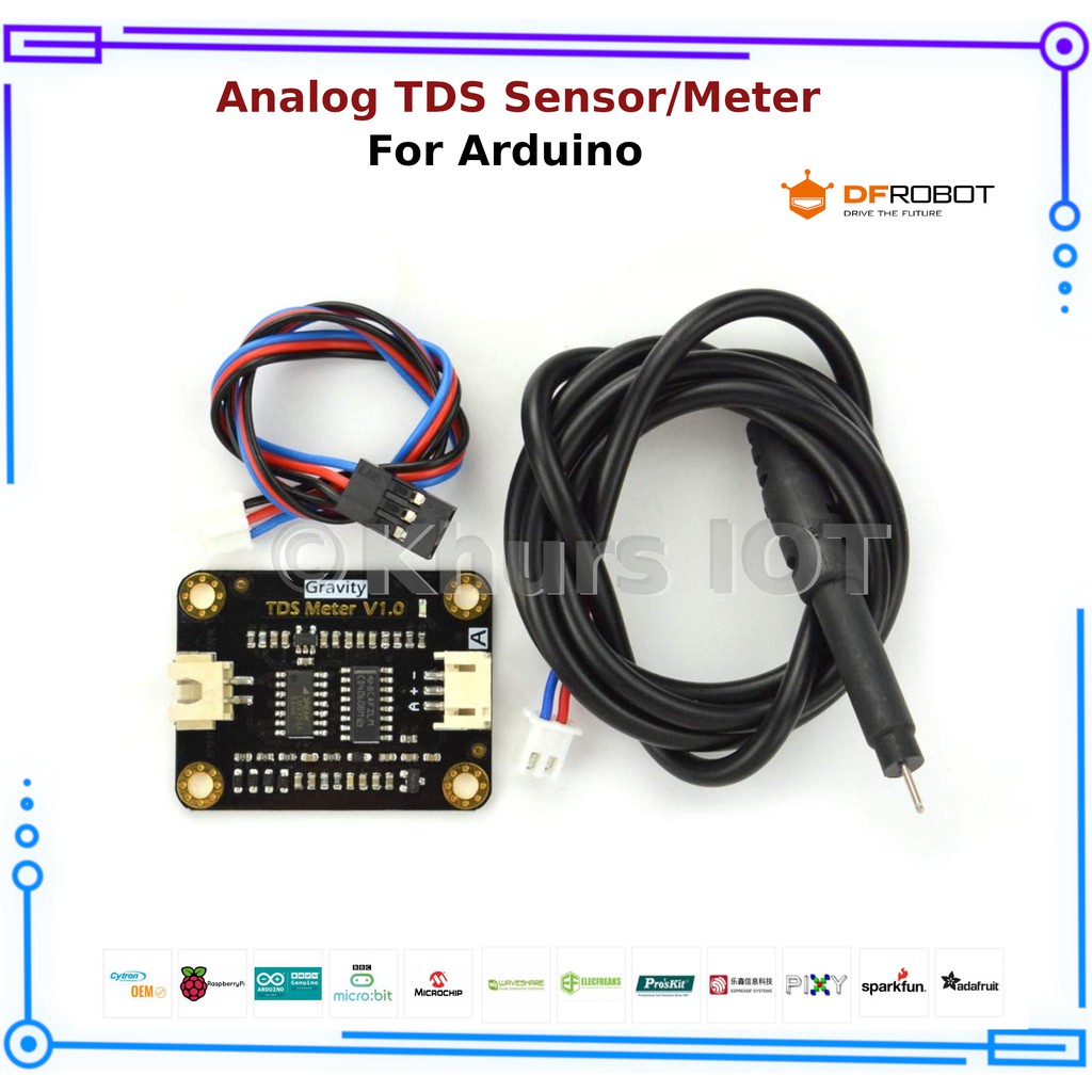 DFRobot : Analog TDS Sensor/Meter for Arduino | Shopee Indonesia