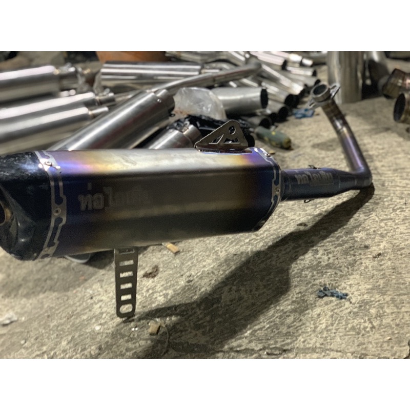 knalpot xmax ace exhaust titanium