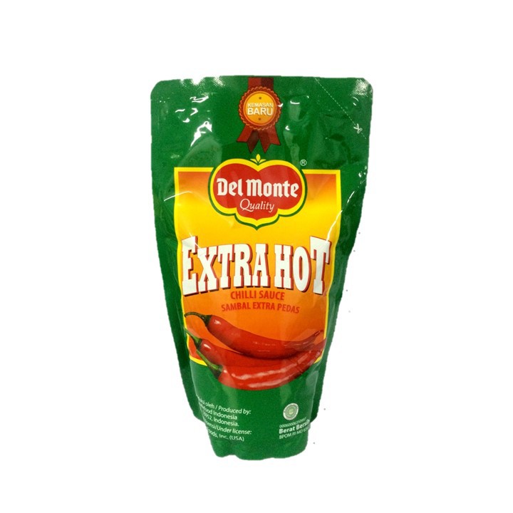 Delmonte Saus Extra Hot Chilli Pouch 1000 gr