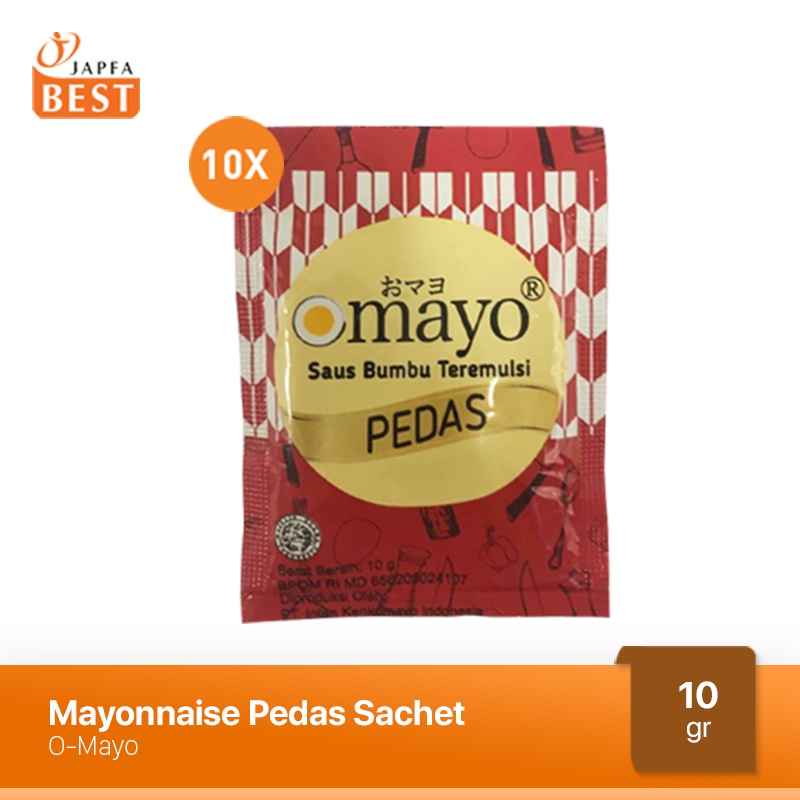 Omayo Mayonaise Pedas [10 Sachet x 10gr]