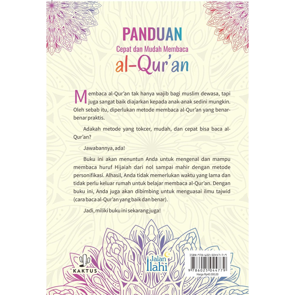 Buku Panduan Cepat Dan Mudah Membaca Al Qur An Kaktus Shopee Indonesia