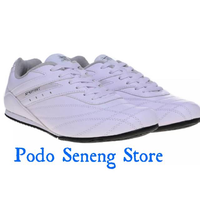 SEPATU SPOTEC PUTIH POLOS