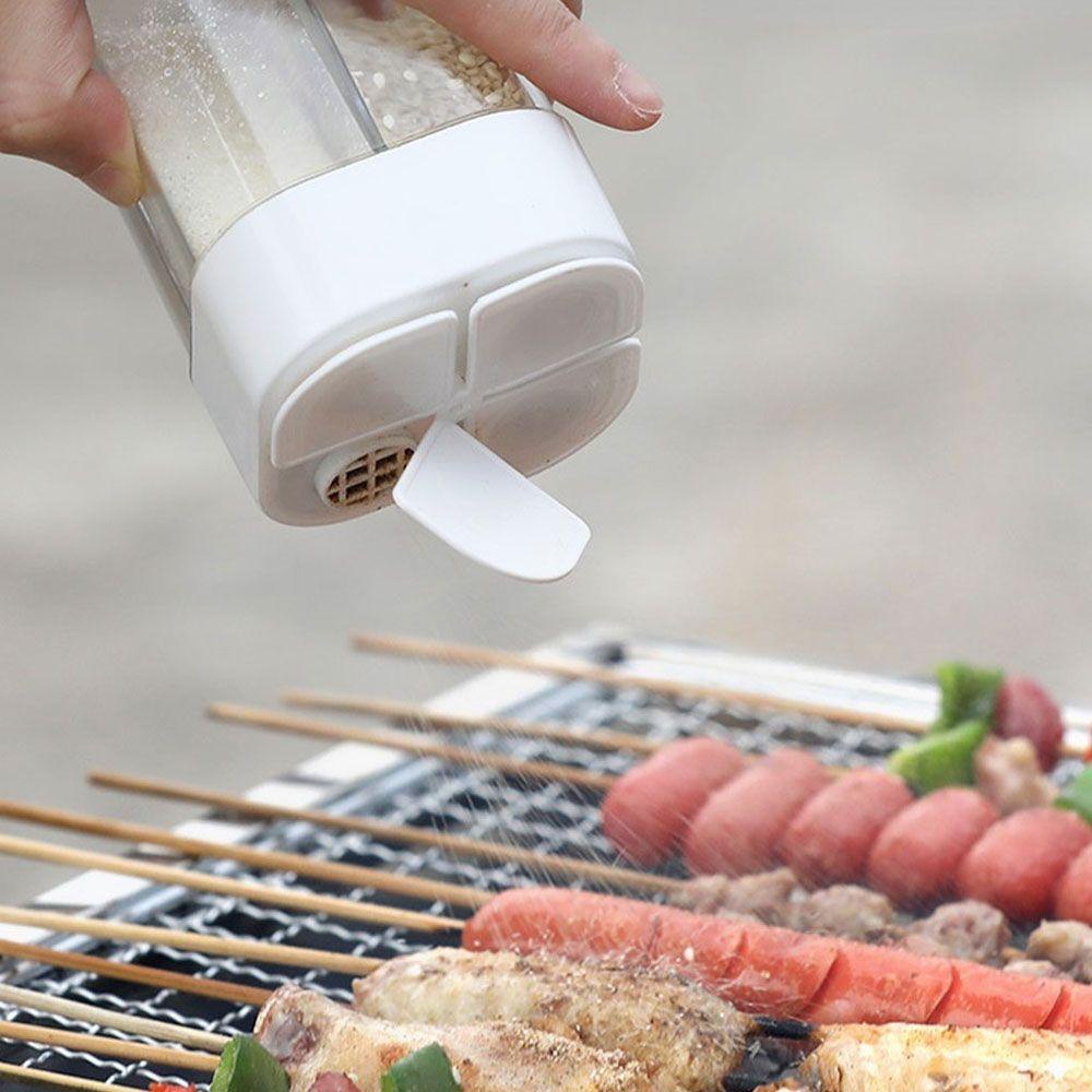 Lanfy Toples Bumbu 4in1 Untuk Memasak BBQ Alat Outdoor Dengan Tutup Toples Lada Dispenser Bumbu Hiking