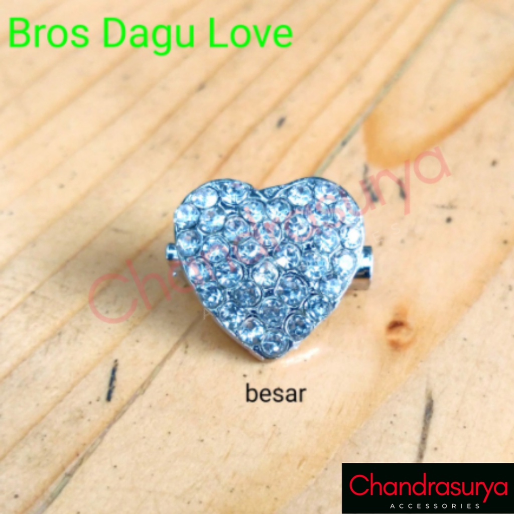 chandrasurya Bros Dagu Motif LOVE Besar Kecil Lucu-2