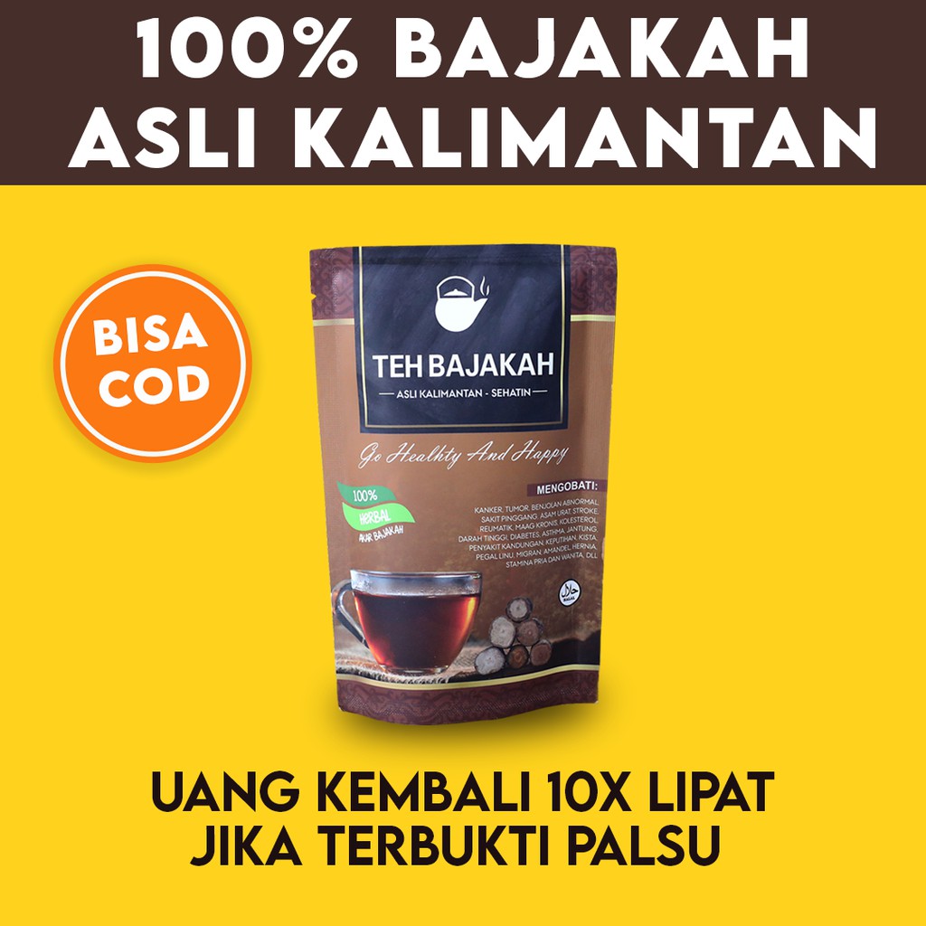 TEH BAJAKAH ASLI KALIMANTAN AKAR BAJAKAH ASLI KAYU BAJAKAH ORIGINAL