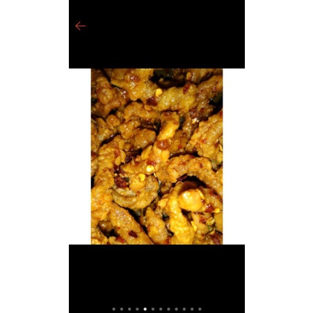 

usus crispy pedas 500gr
