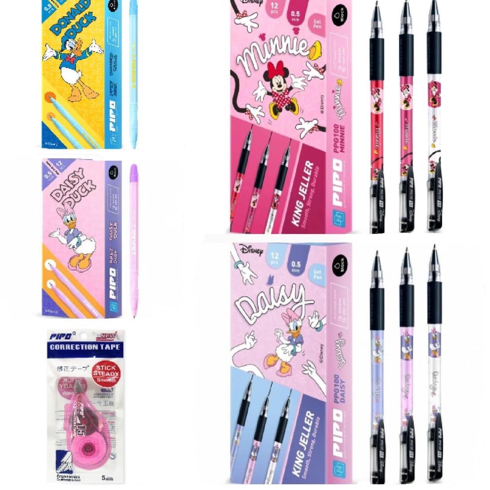 

37m^ PAKET 71 isi 4 lusin pulpen dan 1 correctiontape