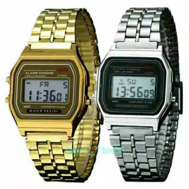 *COD* Jam Tangan Casio A159W Rantai