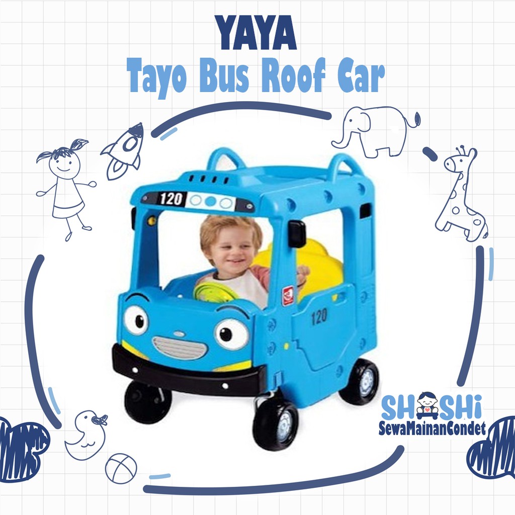 Sewa  Yaya Tayo Bus Roof Car