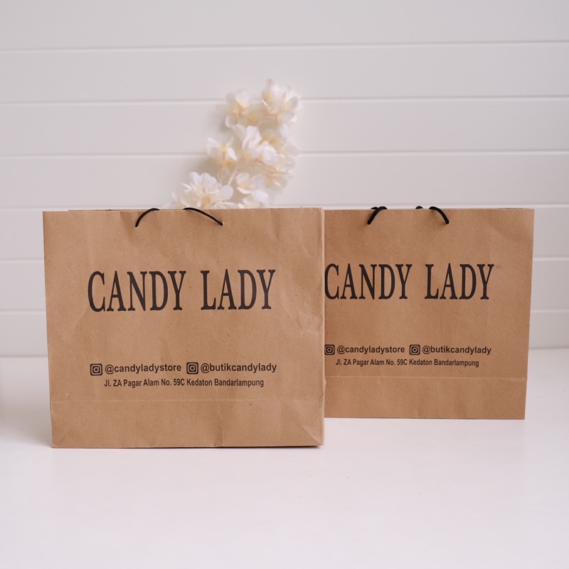 Paper Bag Candy Lady