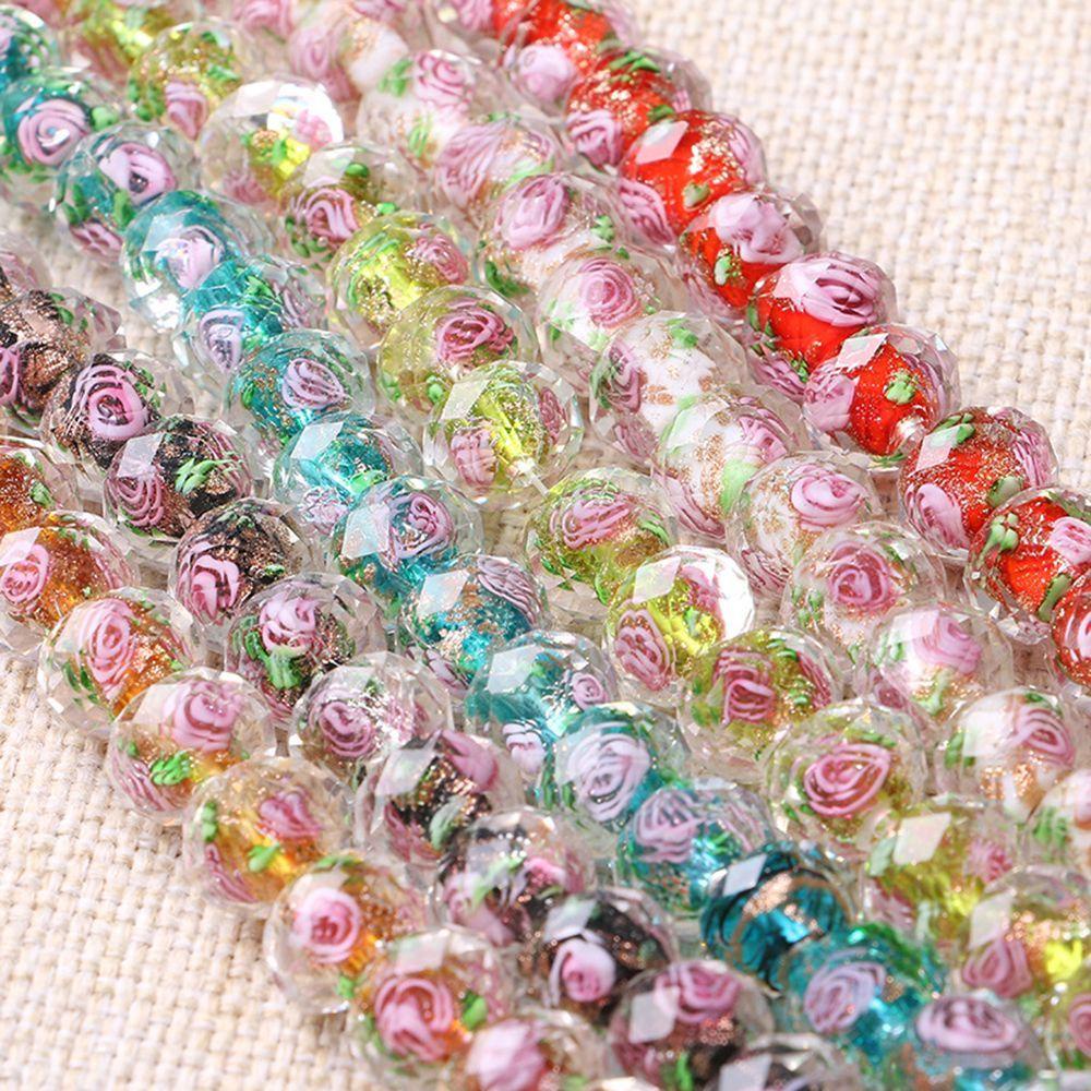 Needway Membuat Perhiasan Trendy 10Pcs Temuan Manik-Manik Kaca Kualitas Tinggi Untuk DIY