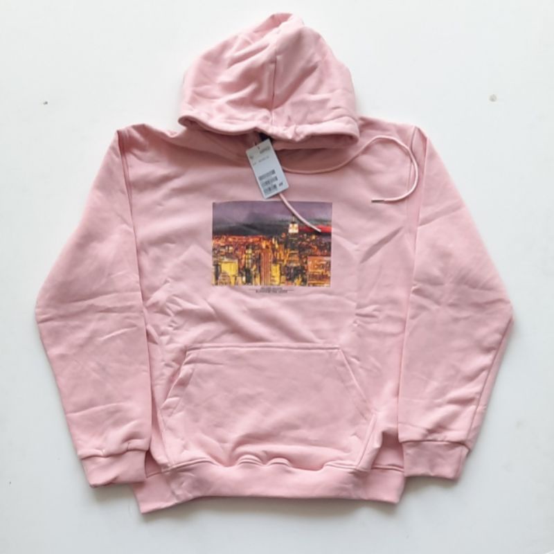 Hoodie H&M New York City Pink Original