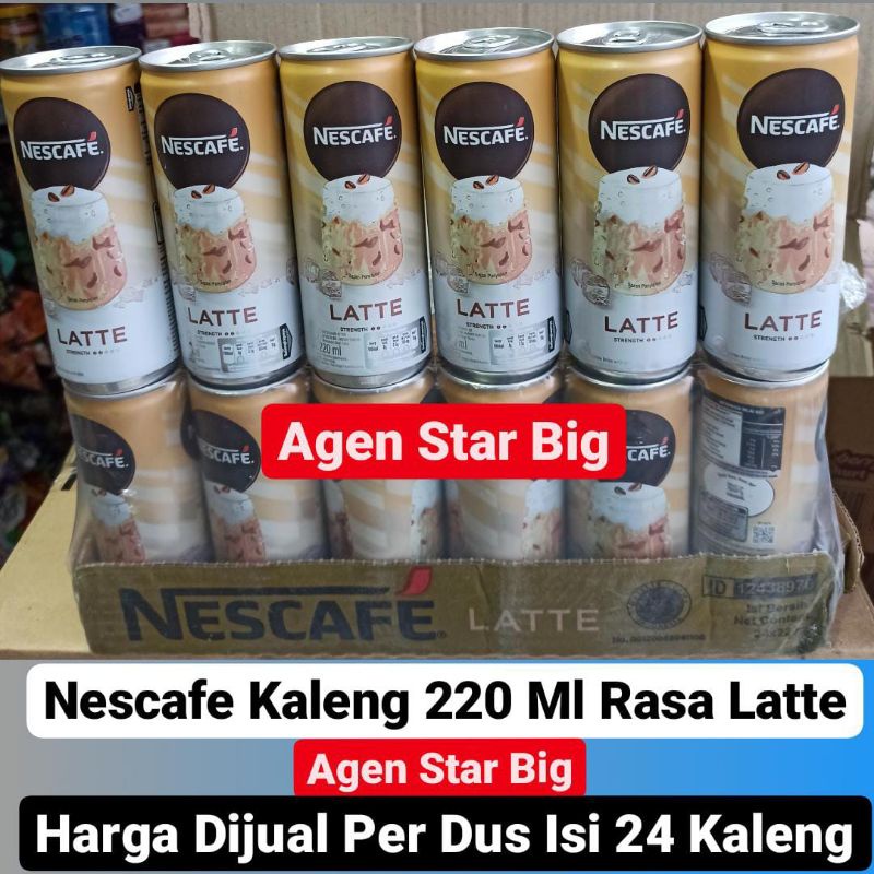 

Minuman Kaleng Kopi Coffee Nescafe 220 Ml Rasa Latte Dus