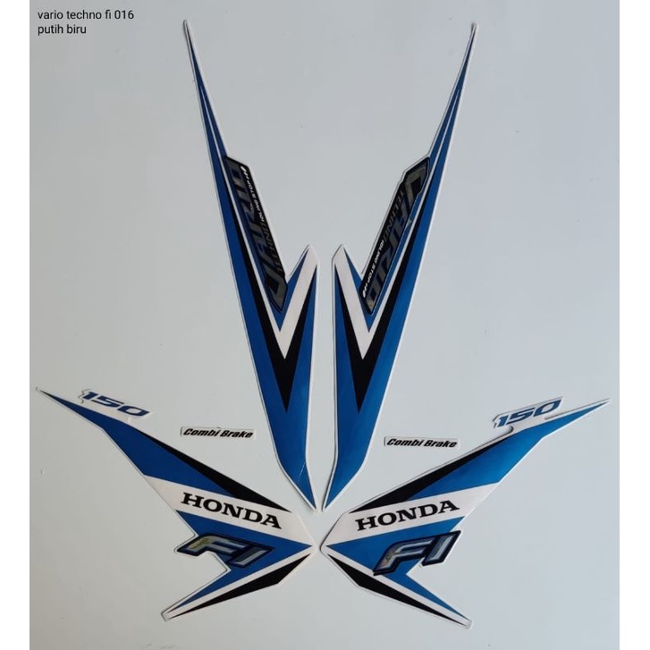 STRIPING VARIO 150 2016 PUTIH BIRU