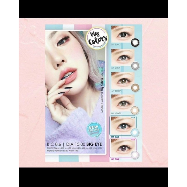Softlens MY COLORS 15 MM Normal By Omega / Soflen My Colors / My Colors By Omega / My Color

