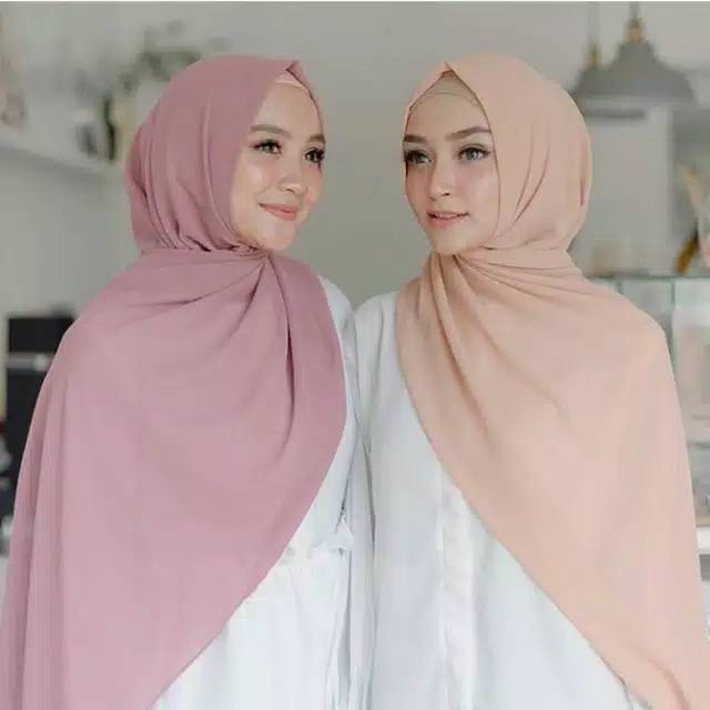 Pashmina diamond / 170x75 tepi di jahit / PASHMINA DIAMOND-3