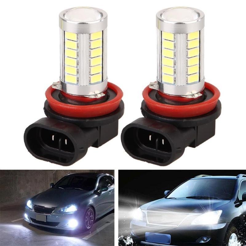 [BISA COD] Bohlam Lampu Fog Lamp FOGLAMP H11-16Watt Led 33 6000K Super White