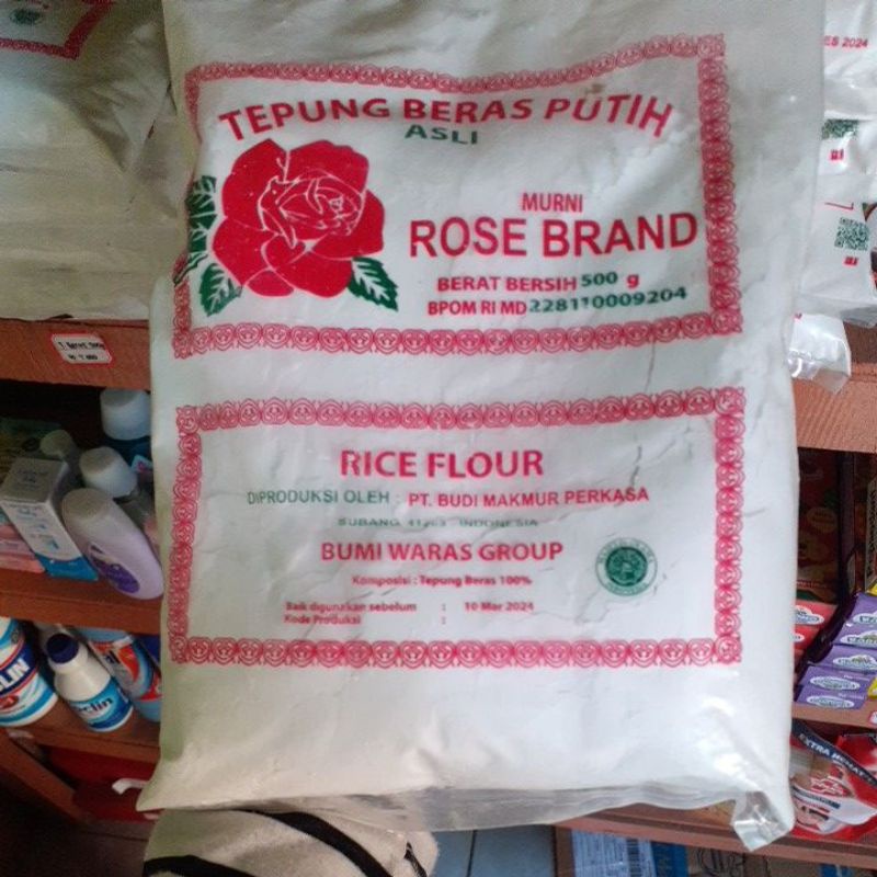 

Tepung beras Rose Brand 500g
