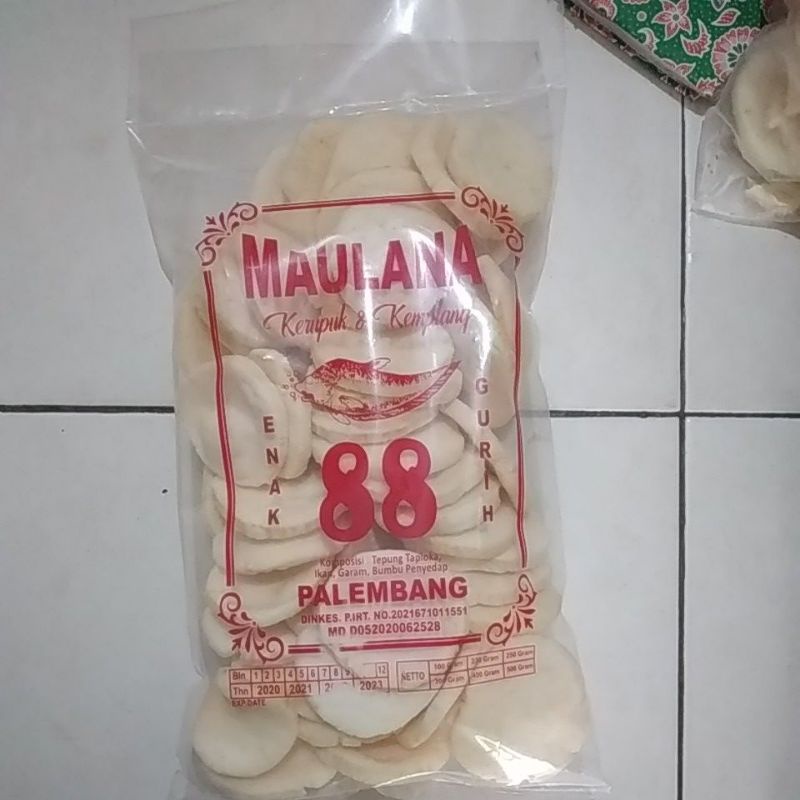 

kemplang ikan kakap asli has kota palembang (kancing)