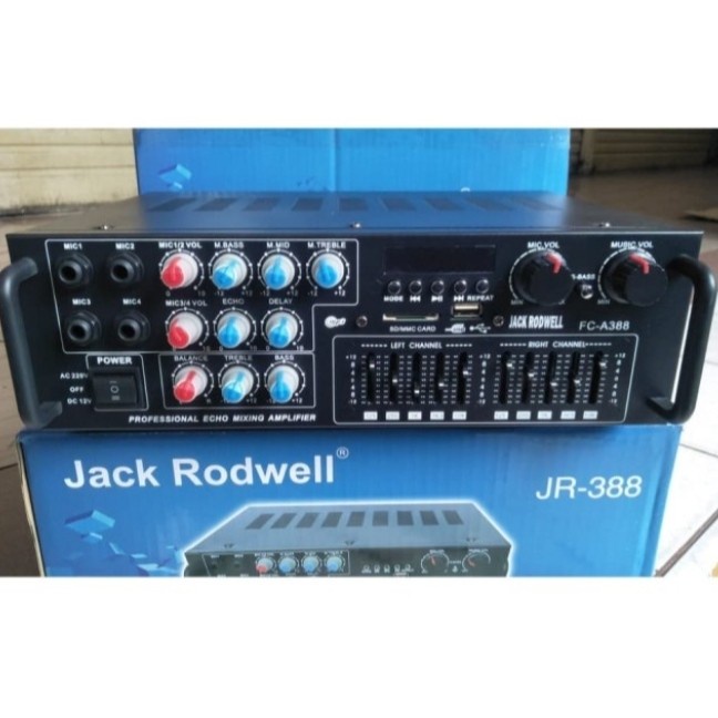 POWER AMPLI JACKROWELL JR388 AMPLI JACKROWELL JR388 JACKROWELL JR388
