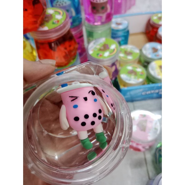 SLIME BOBA 1PCS MURAH MAINAN VIRAL ANAK ANAK (boba sedang)