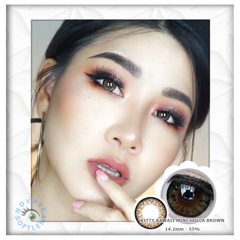 

SOFTLENS KITTY KAWAII MINI HOLLA BROWN