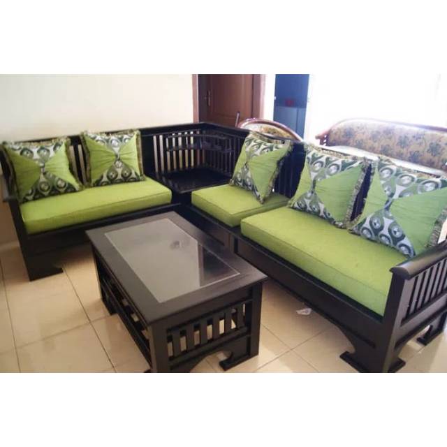 Kursi sudut jari jari, mebel jepara