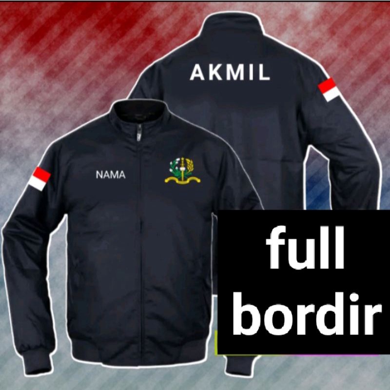 Jaket bomber Akmil ful bordir jaket Akmil jaket bomber akademi militer jaket akademi militer