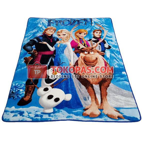 Karpet Selimut (Karmut) Rosanna Sutra - Frozen Family (Busa 1Cm)