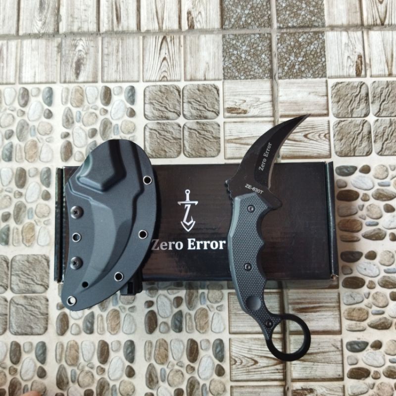 Pisau Komando Carambit Zero Error Original