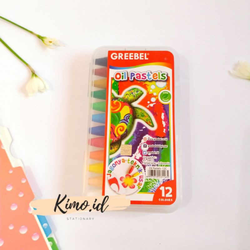 

GREEBEL OIL PASTELS 12 WARNA