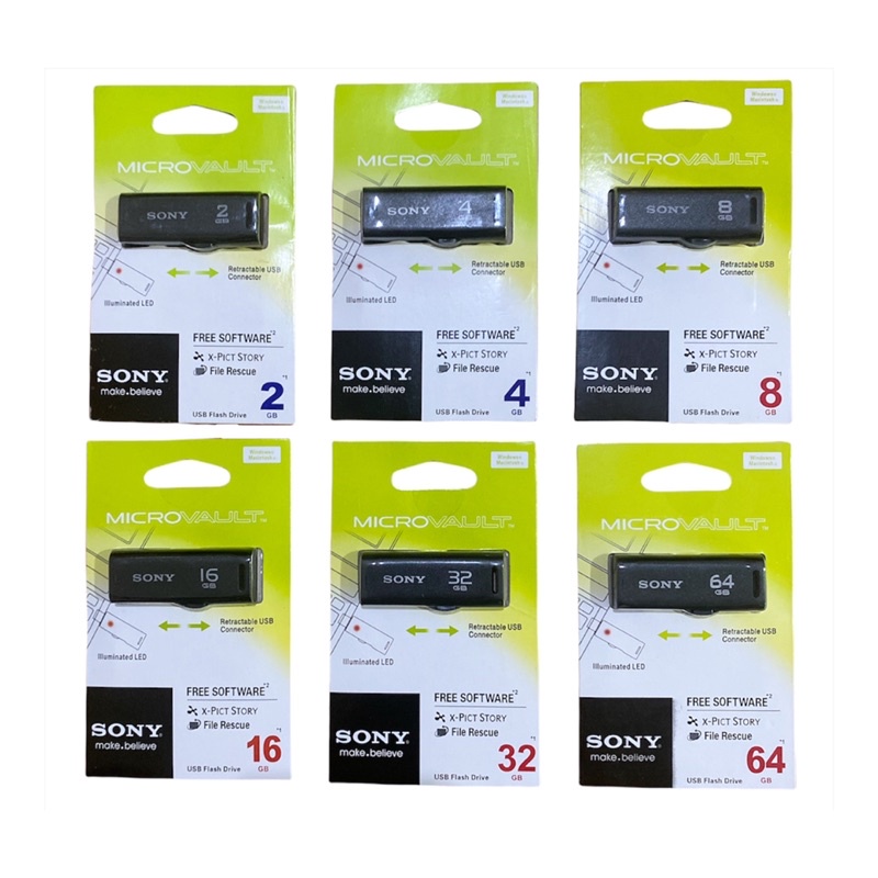 flashdisk - usb disk - Sony kapasitas 2gb - 4gb - 8gb - 16gb - 32gb - 64gb bisa muat video hd