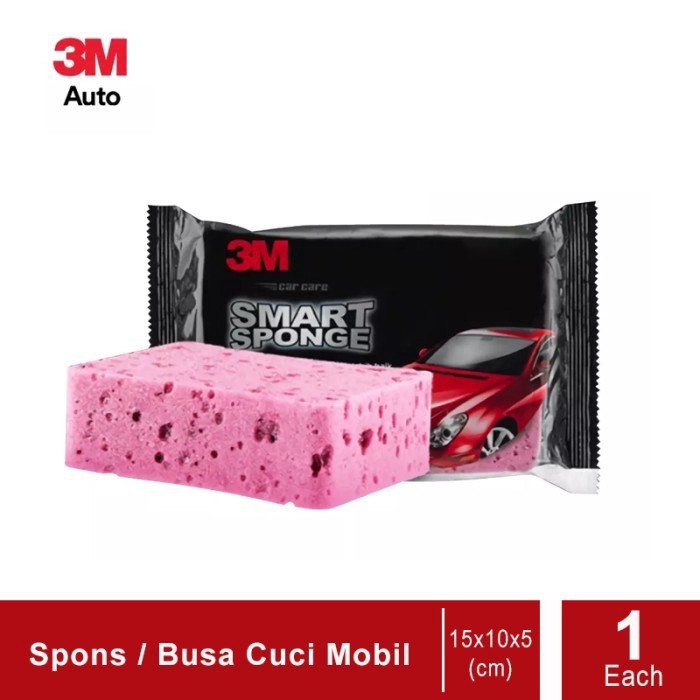 3M Paket Ekonomis Shampo dan Spons Cuci Mobil - Car Wash &amp; Smart Spons