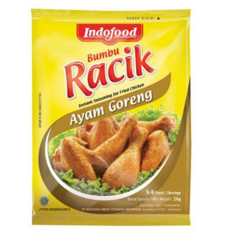 

Indofood bumbu racik ayam goreng