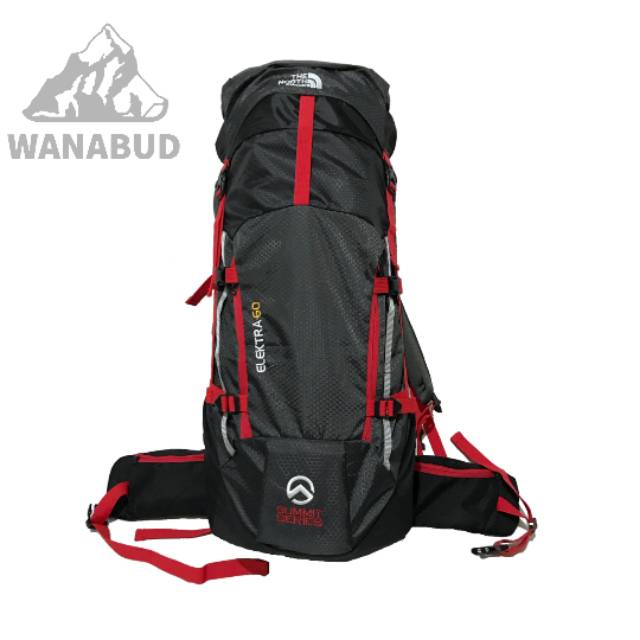 Carrier tnf elektra 60l up 70l abu abu free rain cover