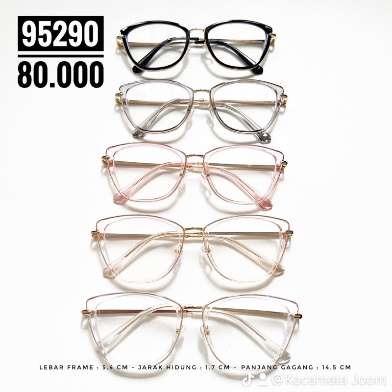 PAKET FRAME+LENSA MINUS | KACAMATA MINUS SILINDER PLUS OPTIK TERBARU KODE 95290