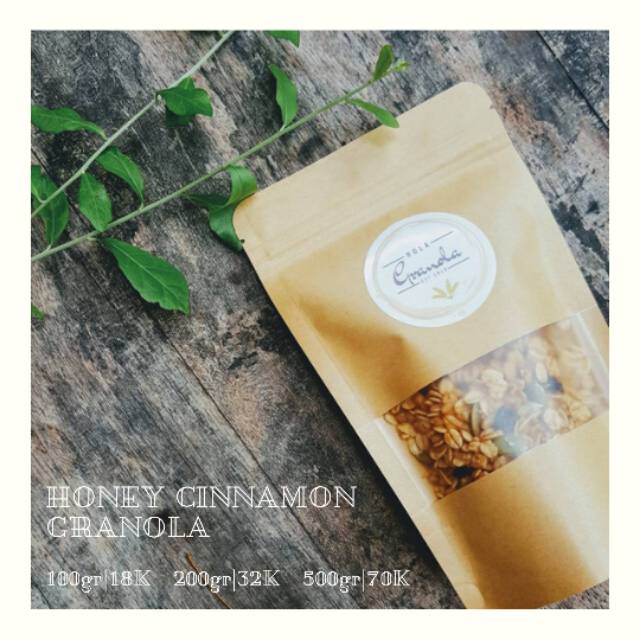 

HOLA Granola - Honey Cinnamon Granola 100g