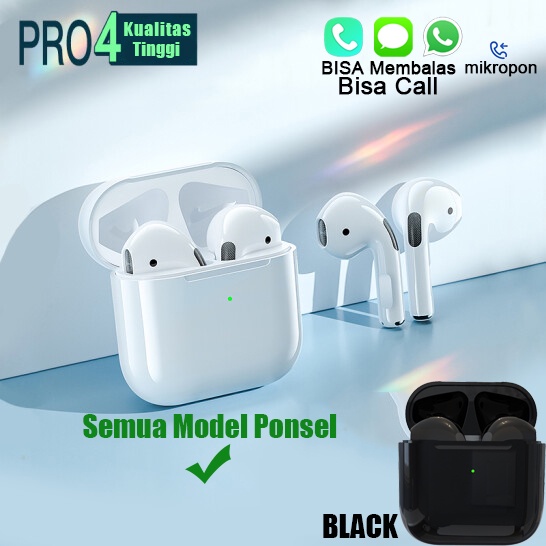 Headset Bluetooth 2023 TWS  True Wireless Stereo Earphone for IOS &amp; Android [Pop Up + Highest Version]