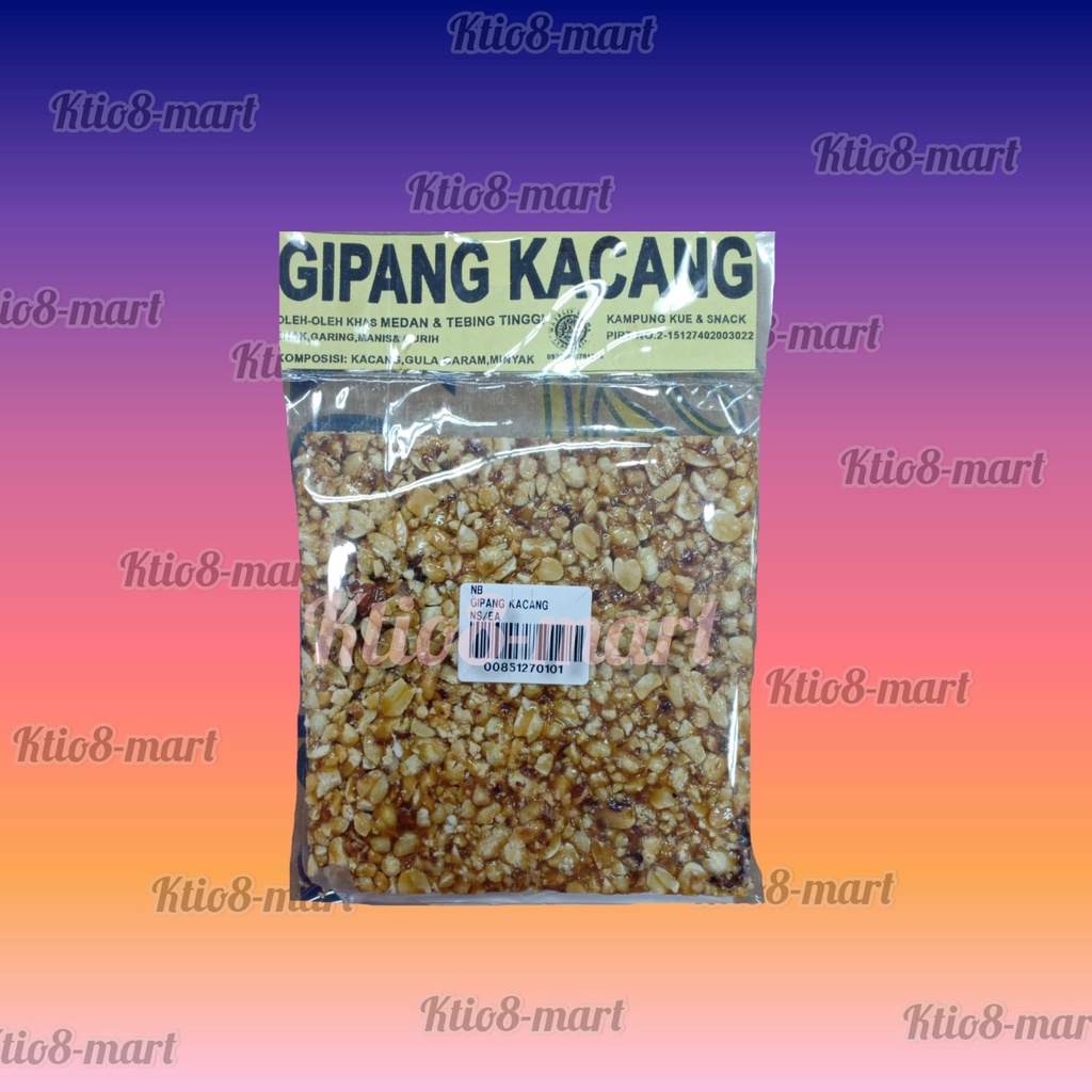 

Gipang Kacang Oleh-Oleh MDN & TT halal/Snack Kacang Garing Manis