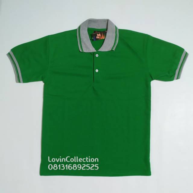  Kaos  polo Polo shirt Kaos  kerah Kaos  berkerah Hijau  