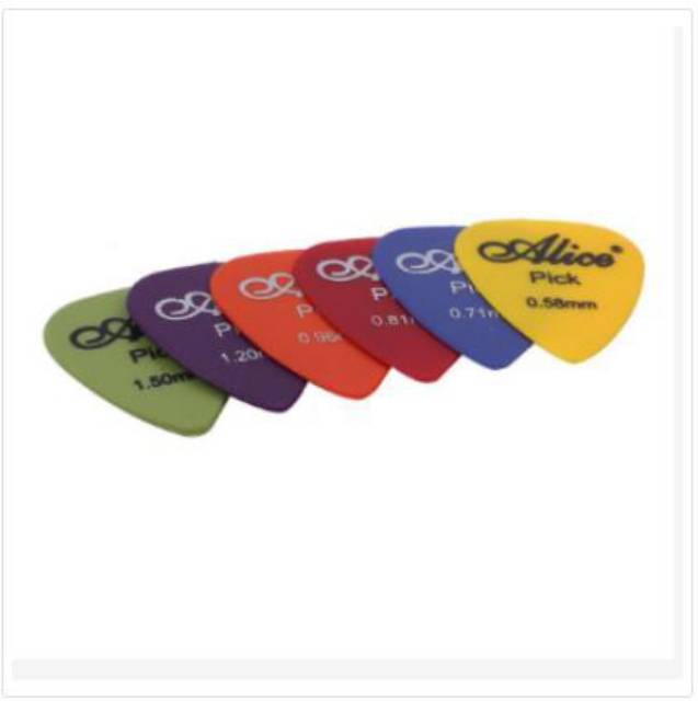 Pick Gitar Alice Murah Pemetik Gitar  0.58 0.71 0.81 0.96 1.20 1.50