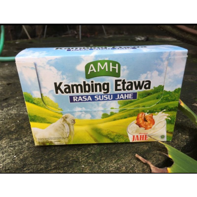 

Susu Kambing Etawa Rasa Susu Jahe AMH Isi 10 Sachet